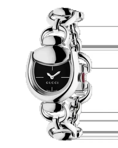 Gucci Horsebit Black Dial Bracelet Strap Watch, 27x23mm | Thumbnail 2