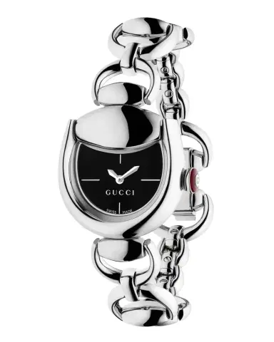 Gucci Horsebit Black Dial Bracelet Strap Watch, 27x23mm | Thumbnail 1