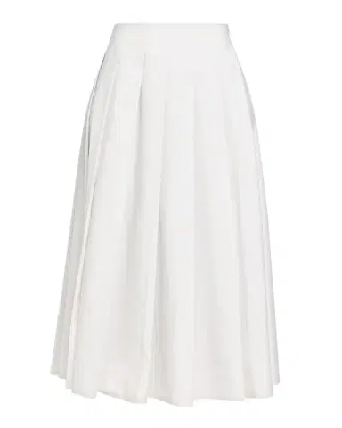 The Row Barta Pleated Cotton Poplin Midi Skirt | Thumbnail 1
