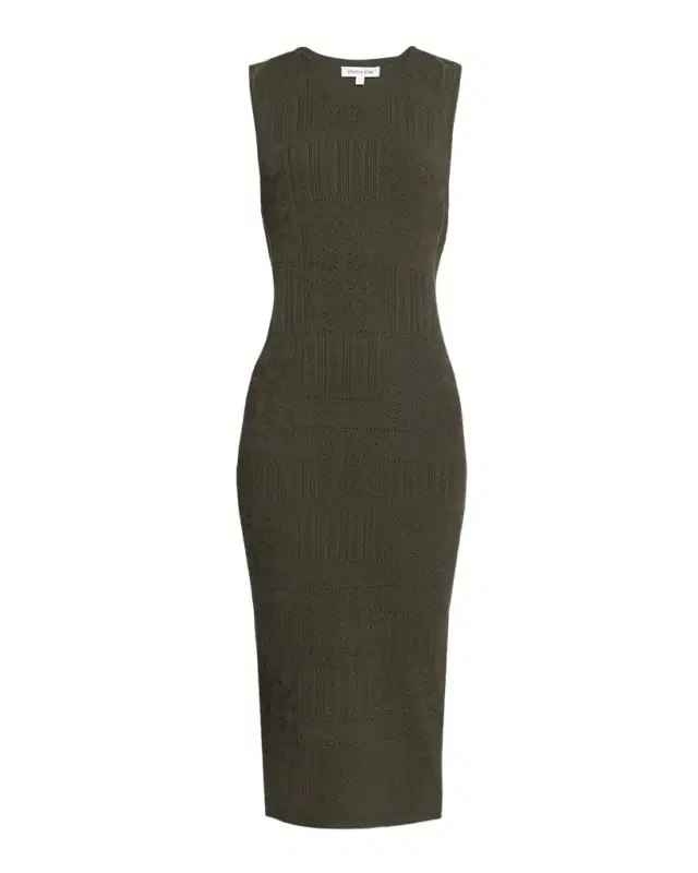 Veronica Beard Tamiko Knit Sheath Midi Dress