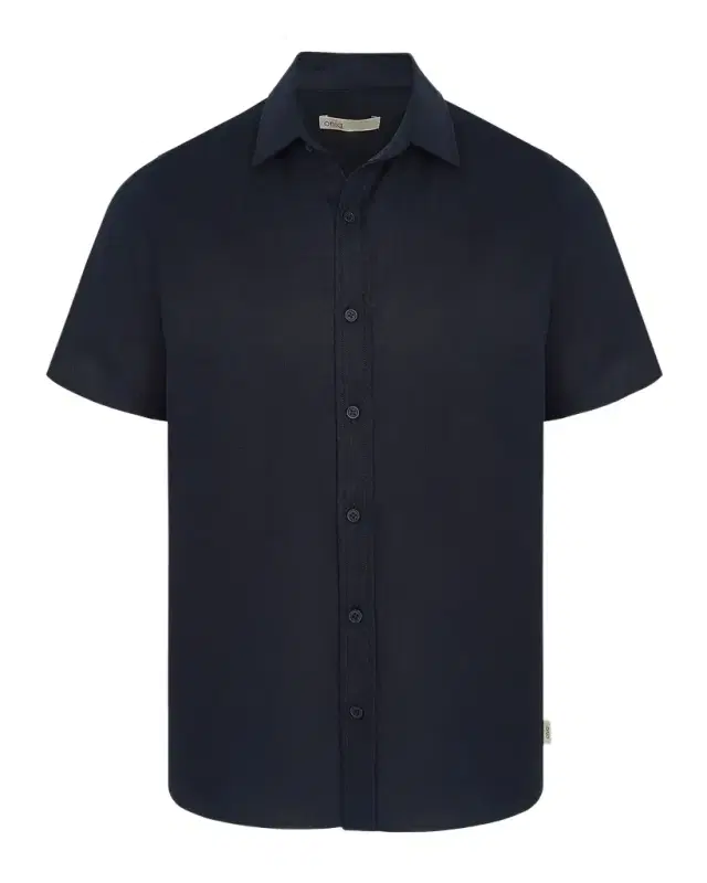 Men's Stretch Linen Short-Sleeve Shirt