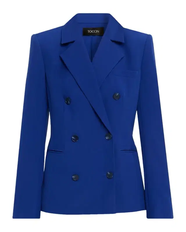 Toccin Jazmin Double-Breasted Blazer