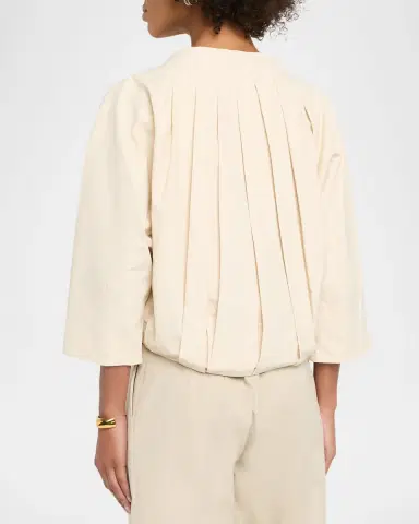 Simkhai Jess Pleated Jacket | Thumbnail 3
