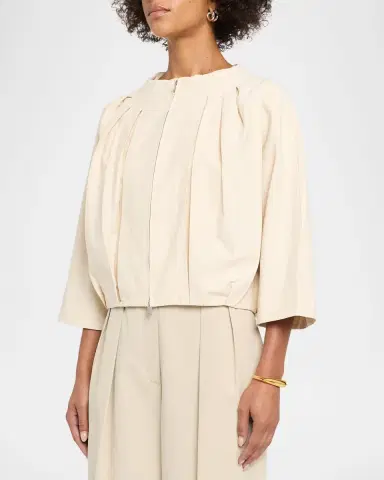 Simkhai Jess Pleated Jacket | Thumbnail 4