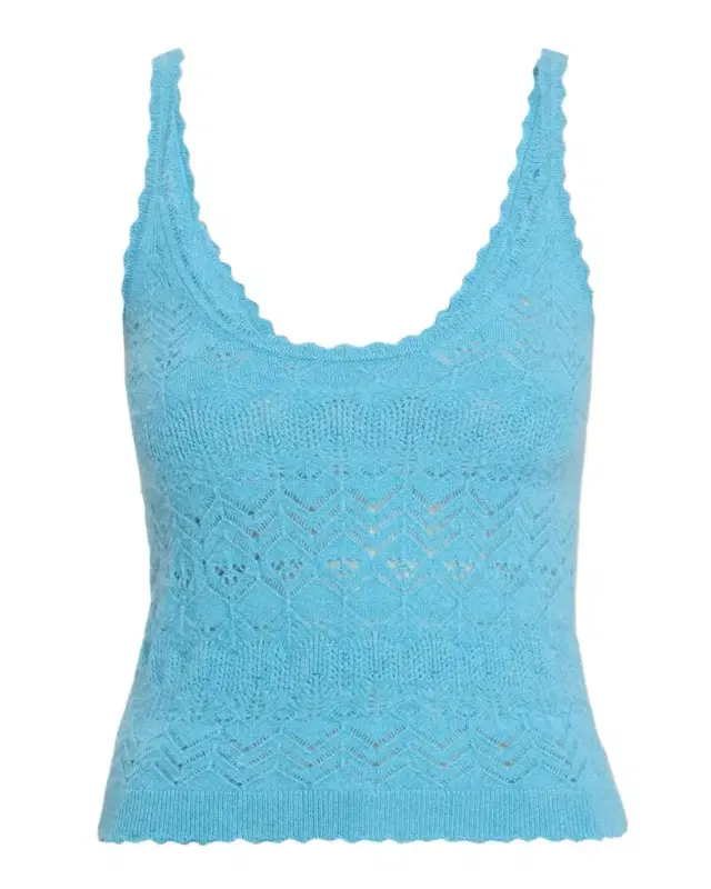 Ulla Johnson Brielle Cashmere Pointelle Tank Top