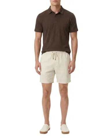 Onia Men's Stretch Linen Drawstring Shorts | Thumbnail 4
