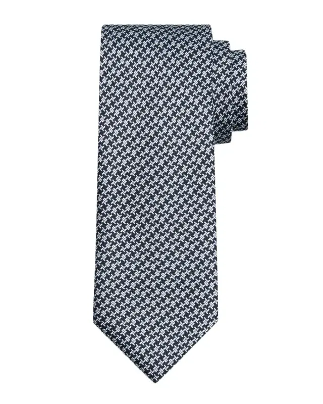 Brioni Men's Micro Print Silk Tie
