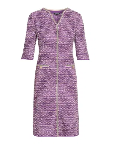 Misook Lurex Eyelash Ribbon Knit Sheath Dress | Thumbnail 1