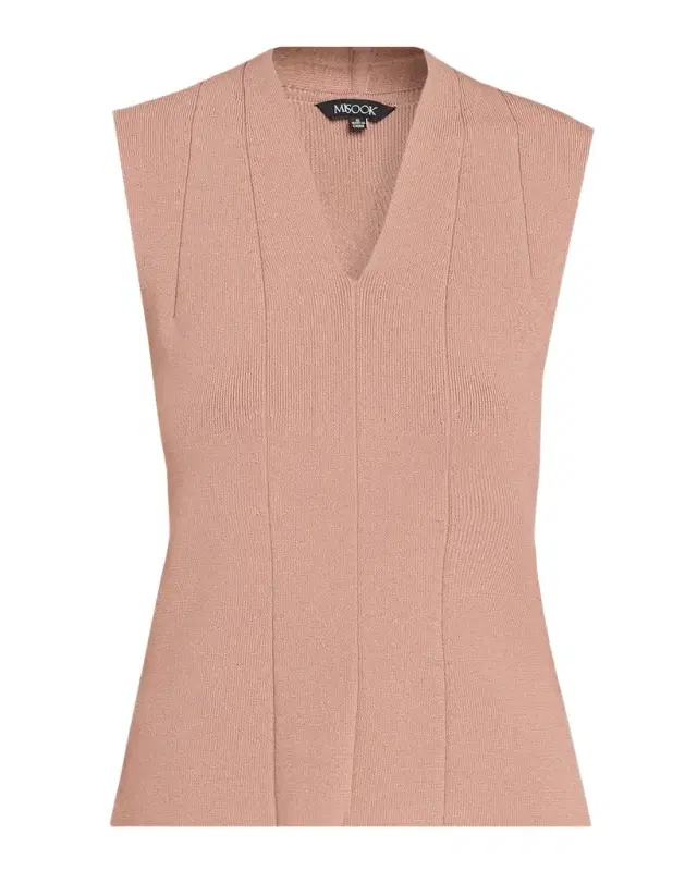 Misook Princess Seam V-Neck Tank Top
