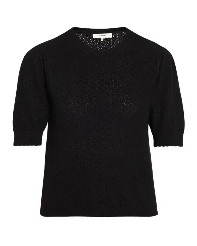 Frame The Gathered Honeycomb Cashmere Sweater