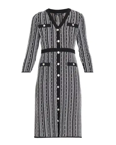 Misook Vertical Stitch Knit Sheath Dress | Thumbnail 1 Misook Vertical Stitch Knit Sheath Dress | Thumbnail 1