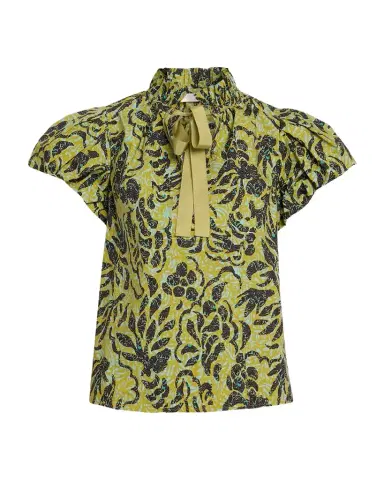Ulla Johnson Estela Batik Floral Blouse | Thumbnail 1