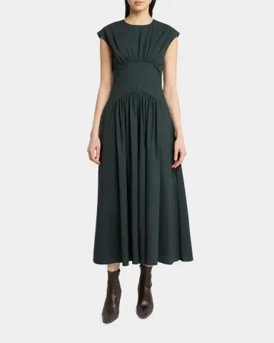 Proenza Schouler Nyssa Stretch Cotton Maxi Dress | Thumbnail 2 Proenza Schouler Nyssa Stretch Cotton Maxi Dress | Thumbnail 2