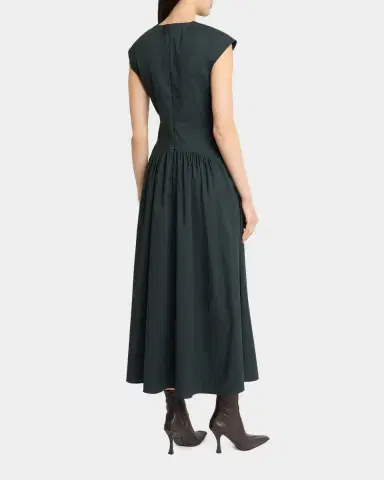 Proenza Schouler Nyssa Stretch Cotton Maxi Dress | Thumbnail 3 Proenza Schouler Nyssa Stretch Cotton Maxi Dress | Thumbnail 3