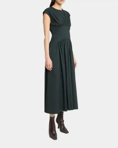Proenza Schouler Nyssa Stretch Cotton Maxi Dress | Thumbnail 4 Proenza Schouler Nyssa Stretch Cotton Maxi Dress | Thumbnail 4