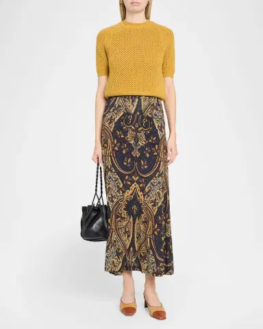 Ulla Johnson Paola Jersey Maxi Skirt | Thumbnail 2