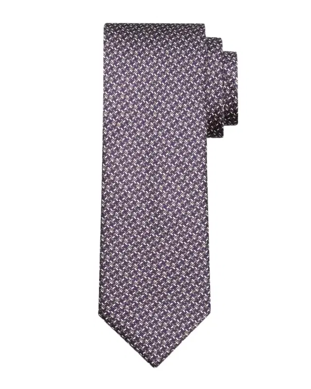 Brioni Men's Micro Print Silk Tie