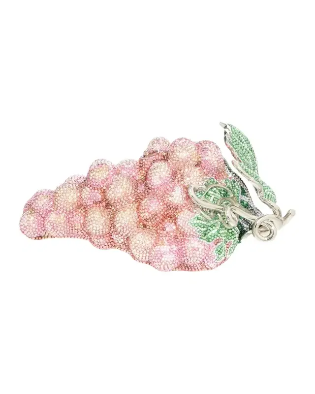 Judith Leiber Couture Crystal Grapes Clutch Bag