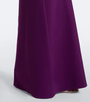 Safiyaa Belen crêpe belted gown | Thumbnail 6