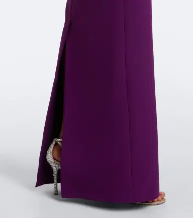 Safiyaa Millie belted crêpe gown | Thumbnail 2