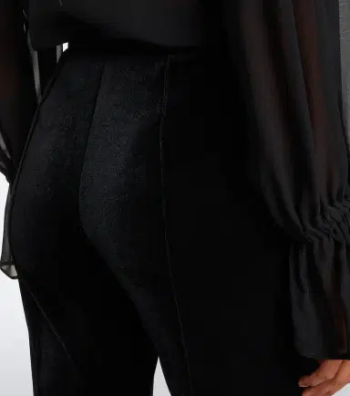 Elie Saab Velvet flared pants | Thumbnail 5