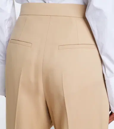 Sportmax Pleated cotton-blend wide-leg pants | Thumbnail 2 Sportmax Pleated cotton-blend wide-leg pants | Thumbnail 2