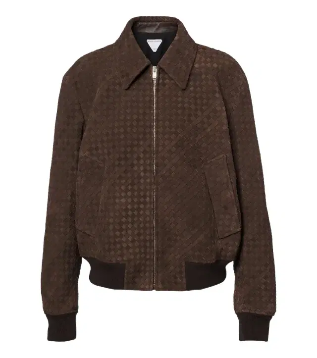 Bottega Veneta Intrecciato suede blouson jacket