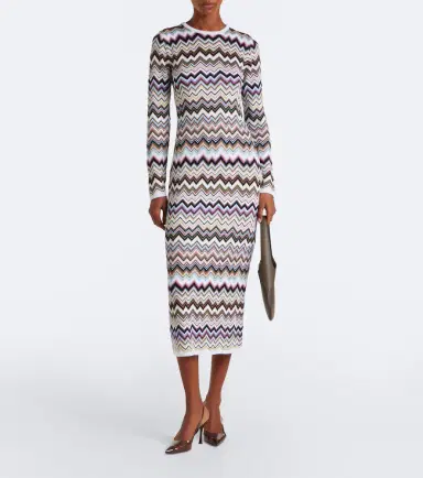 Missoni Zigzag knitted wool-blend midi dress | Thumbnail 2
