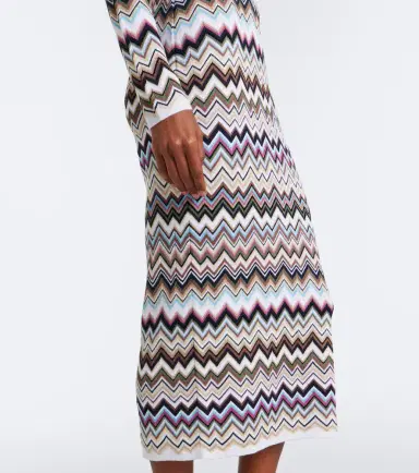 Missoni Zigzag knitted wool-blend midi dress | Thumbnail 4