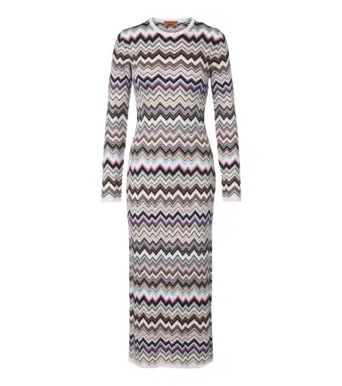 Missoni Zigzag knitted wool-blend midi dress | Thumbnail 1