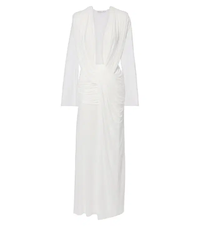 Christopher Esber Ripple draped jersey gown