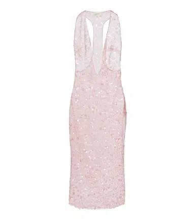 The New Arrivals Ilkyaz Ozel Olympia sequined silk midi dress | Thumbnail 1