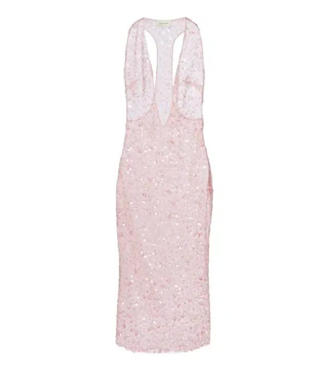The New Arrivals Ilkyaz Ozel Olympia sequined silk midi dress