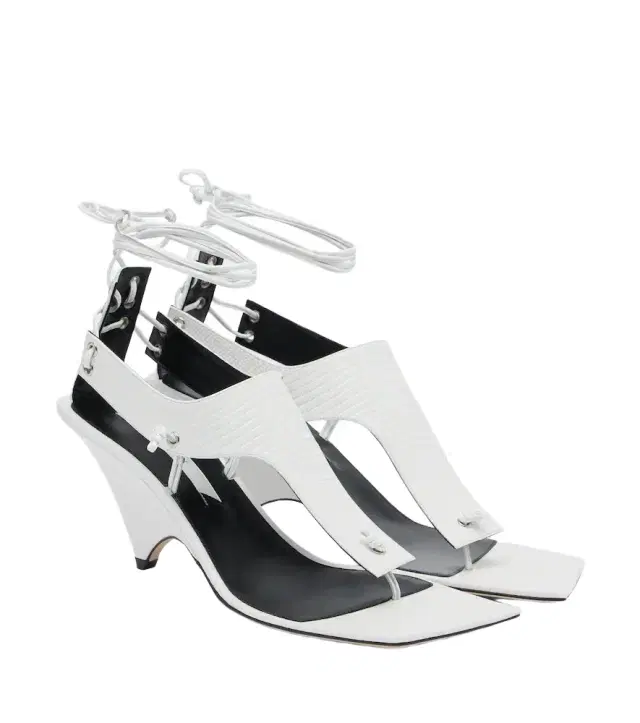 CHRISTEN Edge leather sandals