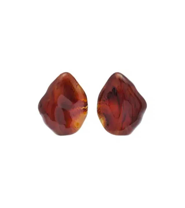 Victoria Beckham Ambra gold-plated clip-on earrings