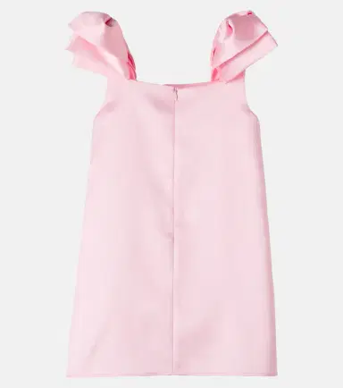 Self-Portrait Kids Bow-detail satin dress | Thumbnail 2