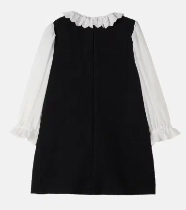 Self-Portrait Kids Embellished tweed dress | Thumbnail 2