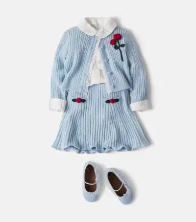 Self-Portrait Kids Knitted skirt | Thumbnail 4