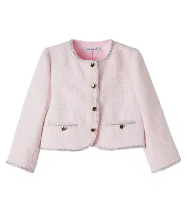 Self-Portrait Kids Tweed jacket | Thumbnail 1