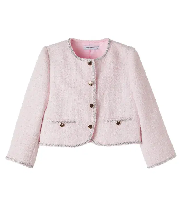 Self-Portrait Kids Tweed jacket