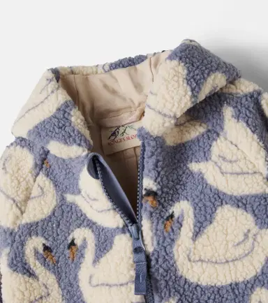 Konges Slojd Konges Sløjd Baby Jody hooded printed teddy onesie | Thumbnail 3
