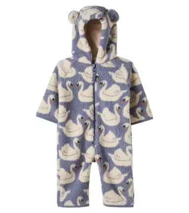 Konges Slojd Konges Sløjd Baby Jody hooded printed teddy onesie | Thumbnail 1