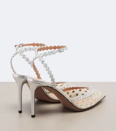 Aquazzura Tequila embellished mesh pumps | Thumbnail 4