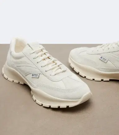 Prada Suede-trimmed sneakers | Thumbnail 4 Prada Suede-trimmed sneakers | Thumbnail 4