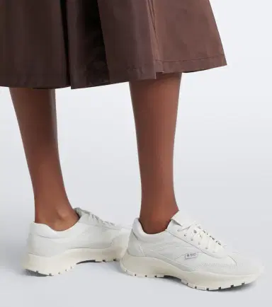 Prada Suede-trimmed sneakers | Thumbnail 5 Prada Suede-trimmed sneakers | Thumbnail 5