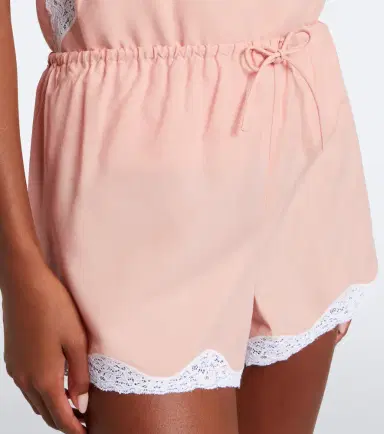 Posse Tabitha lace-trimmed shorts | Thumbnail 3