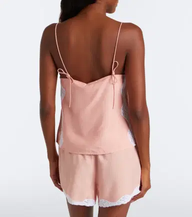 Posse Tabitha lace-trimmed shorts | Thumbnail 4