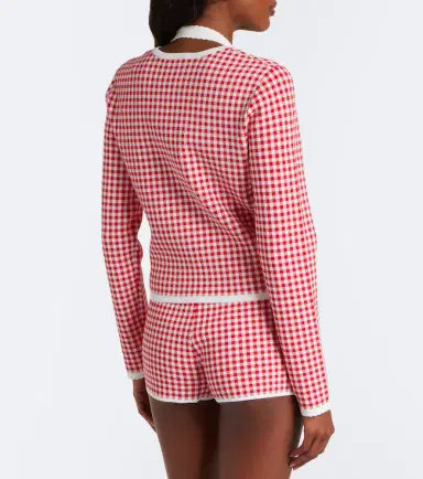 Posse Micah gingham cardigan | Thumbnail 5