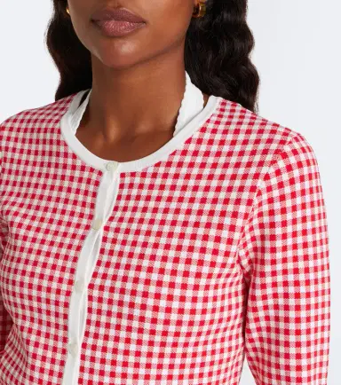 Posse Micah gingham cardigan | Thumbnail 6