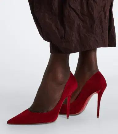 Christian Louboutin Miss Z suede pumps | Thumbnail 6